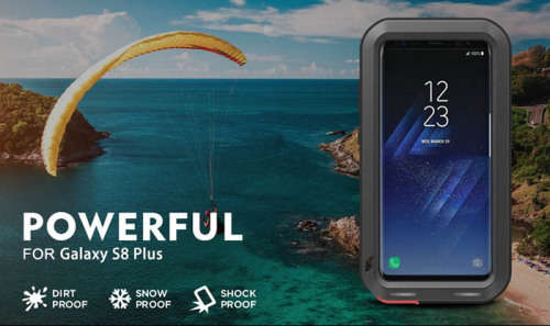 LOVE MEI Life Water resistant Metal Case for SAMSUNG Galaxy S8 Plus