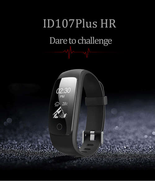 ID107 HR Plus GPS Smart Bracelet for fitness junkies