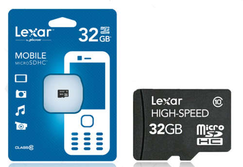 32GB Lexar Class 10