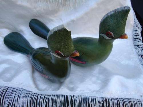 PAIR OF KNYSNA LOURIE 1993 LIMITED EDITION BY FEATHERS GALLERY