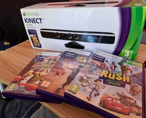 Kinect Sensor with Kinect games (for Xbox 360)