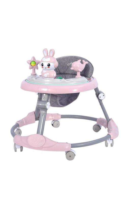 Multifunctional Baby Walker Pink