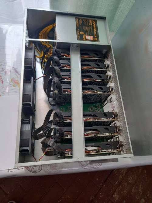 RX580 8gb x 7 Cards in Mining Computer