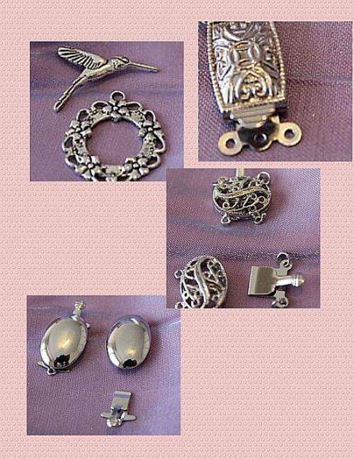 SALE:  Clasps for Jewellery Making (8 pieces)