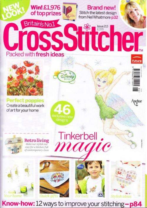 Britian's No 1 Cross Stitcher Magazine( 46 Cross stitch projects)
