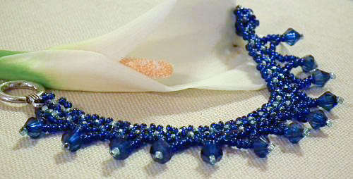 "Midnight blue escape" bracelet