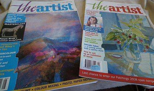 2x The Artist Magazines (April 2008 and August 2008)