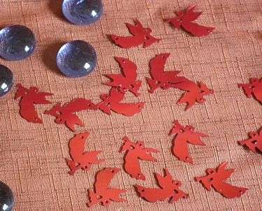 Red Angles for Scrapbooking or Card Making