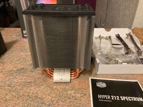 Cooler Master Hyper 212 Spectrum CPU Cooler RGB fan