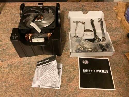 Cooler Master Hyper 212 Spectrum CPU Cooler RGB fan