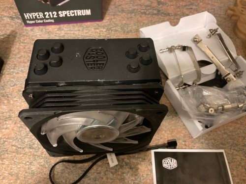 Cooler Master Hyper 212 Spectrum CPU Cooler RGB fan