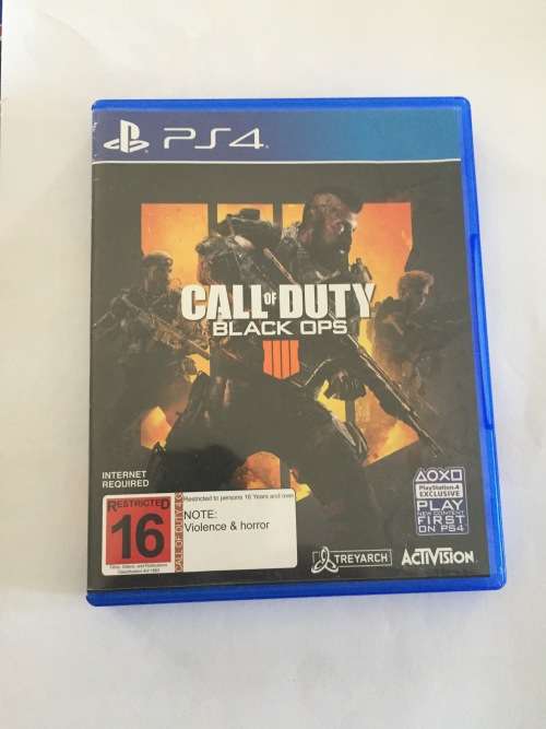 Call of Duty Black OPS 4 PS4 Game