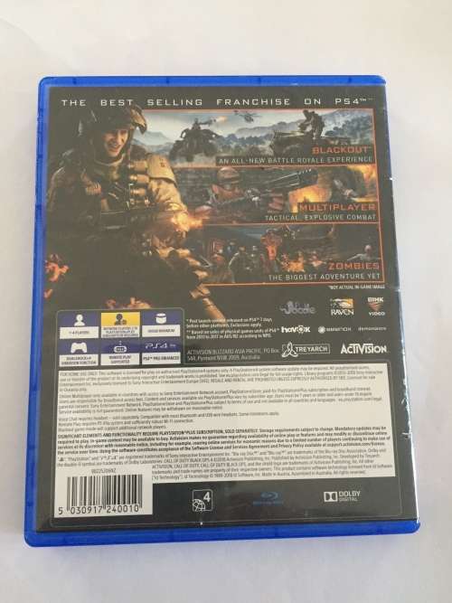 Call of Duty Black OPS 4 PS4 Game