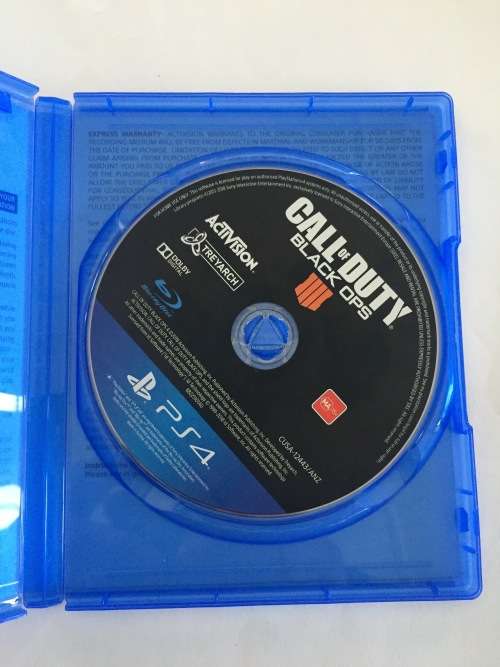 Call of Duty Black OPS 4 PS4 Game