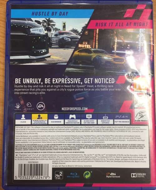 Need for Speed Heat PS4 Game
