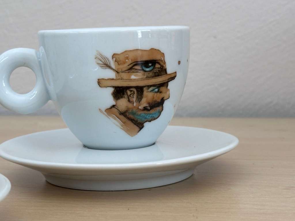 Huge illy Coffee Cup Collection  Max Petrone Art + Classic illy + BONUS Dallmayr (57-Piece Lot)