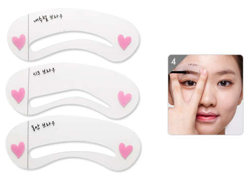 Eyebrow stencils