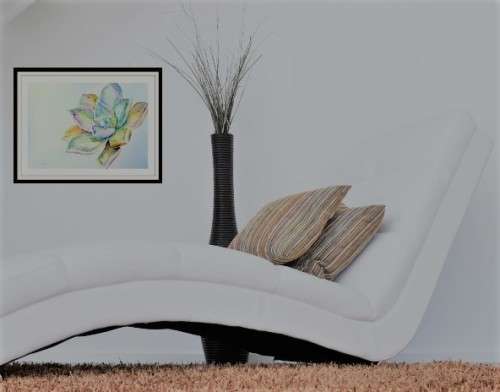 Original Painting by Lorna Pauls - Succulent 1 (42 x 29.5 cm or 16.5 x 11.5")