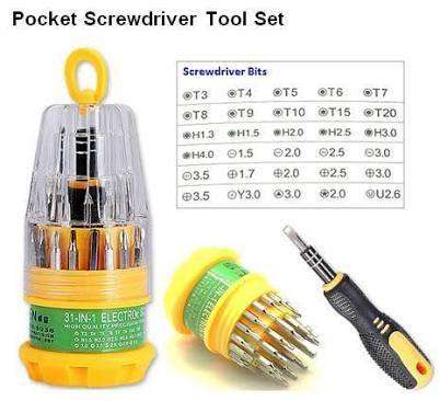 31 in 1 Magnetic Screwdriver Kit Repair Tools