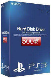 PS3 Super Slim Hard Drive Upgrade Kit 12GB to 500GB