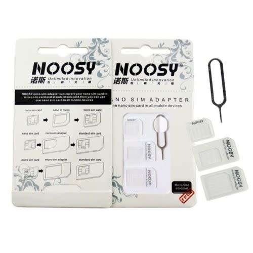 4 in 1 SIM Card Nano to Micro Standard Adapter Kit (Local Stock)