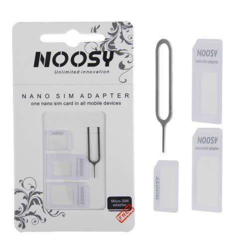 4 in 1 SIM Card Nano to Micro Standard Adapter Kit (Local Stock)