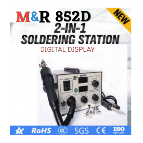 M&R 852D 2 in 1 SMD Soldering Rework Station