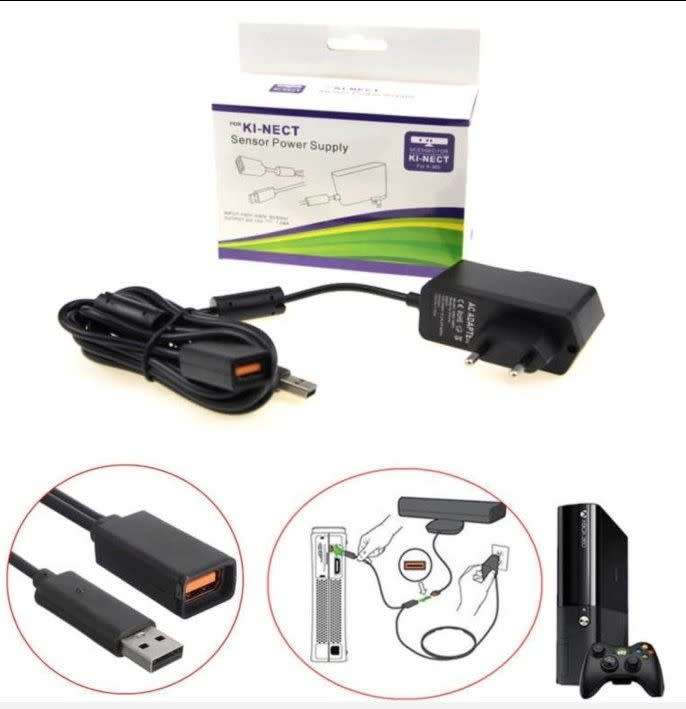 Xbox 360 Kinect Sensor Power Supply Adapter (Brand New) (Local Stock)