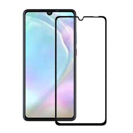 Full Cover Glass Screen Protector For Huawei P30 Lite Black (Local Stock) (Brand New)