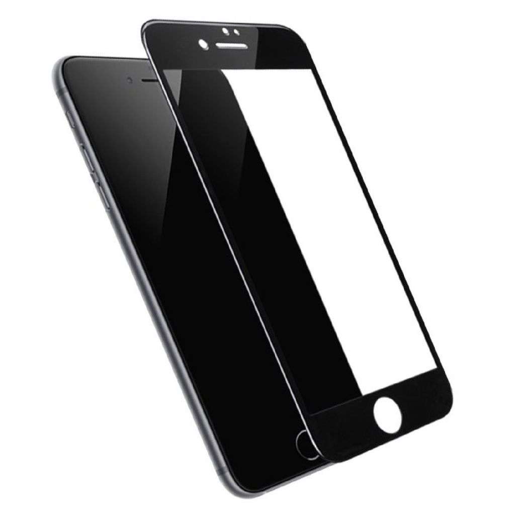iPhone 7 Screen Protector - Tempered Glass Screen Protector (Local Stock) (Black Colour)