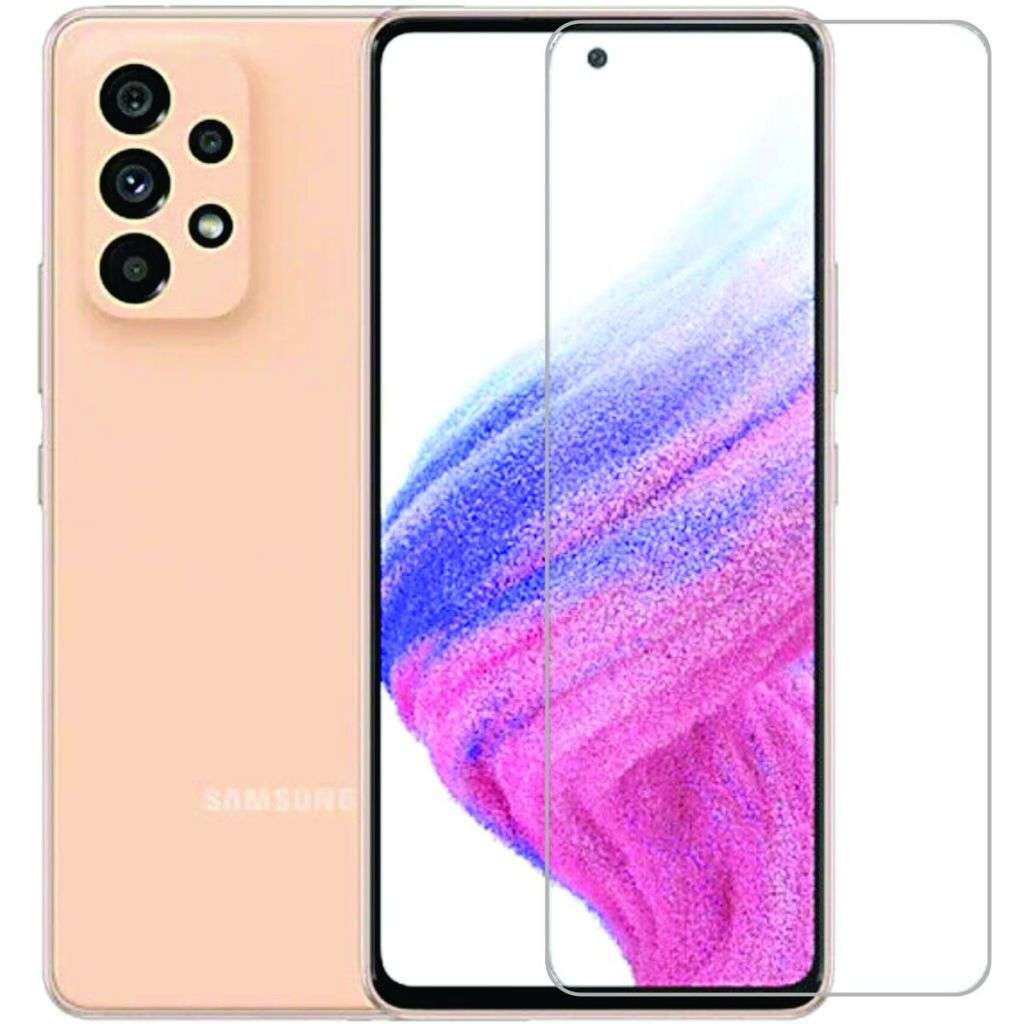 Samsung A53 Screen Protector - Tempered Glass Screen Protector (Local Stock) (Clear Glass)