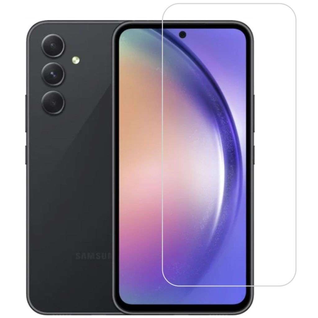 Samsung Galaxy A54 Screen Protector Guard Tempered Glass (Local Stock) (Clear Glass)