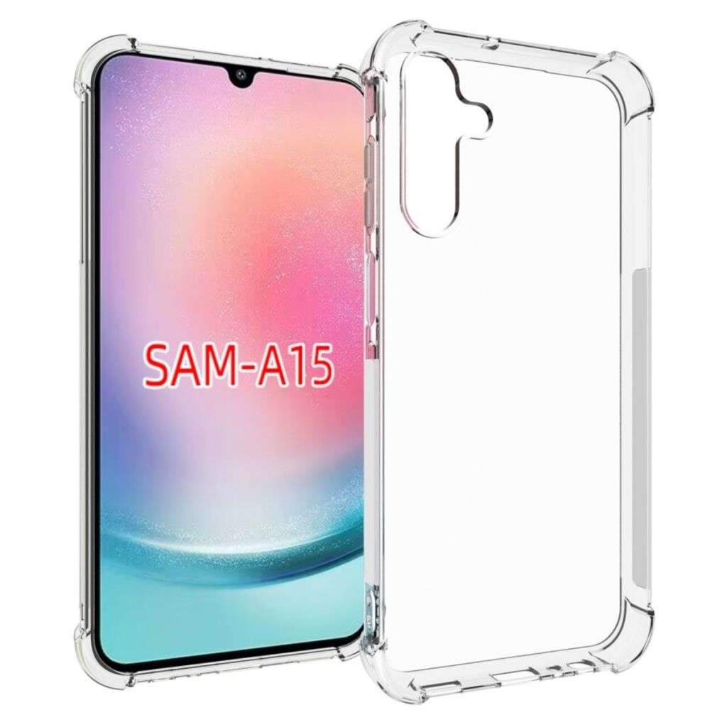 Shockproof Clear Pouch TPU Gel Case for Samsung Galaxy A15 (Local Stock) (Brand New)