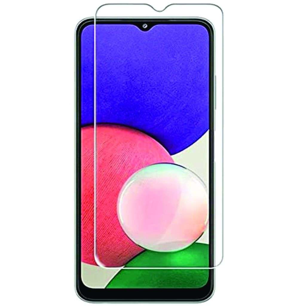 Samsung A22 5G Screen Protector - Tempered Glass Screen Protector (Local Stock) (Clear Glass)