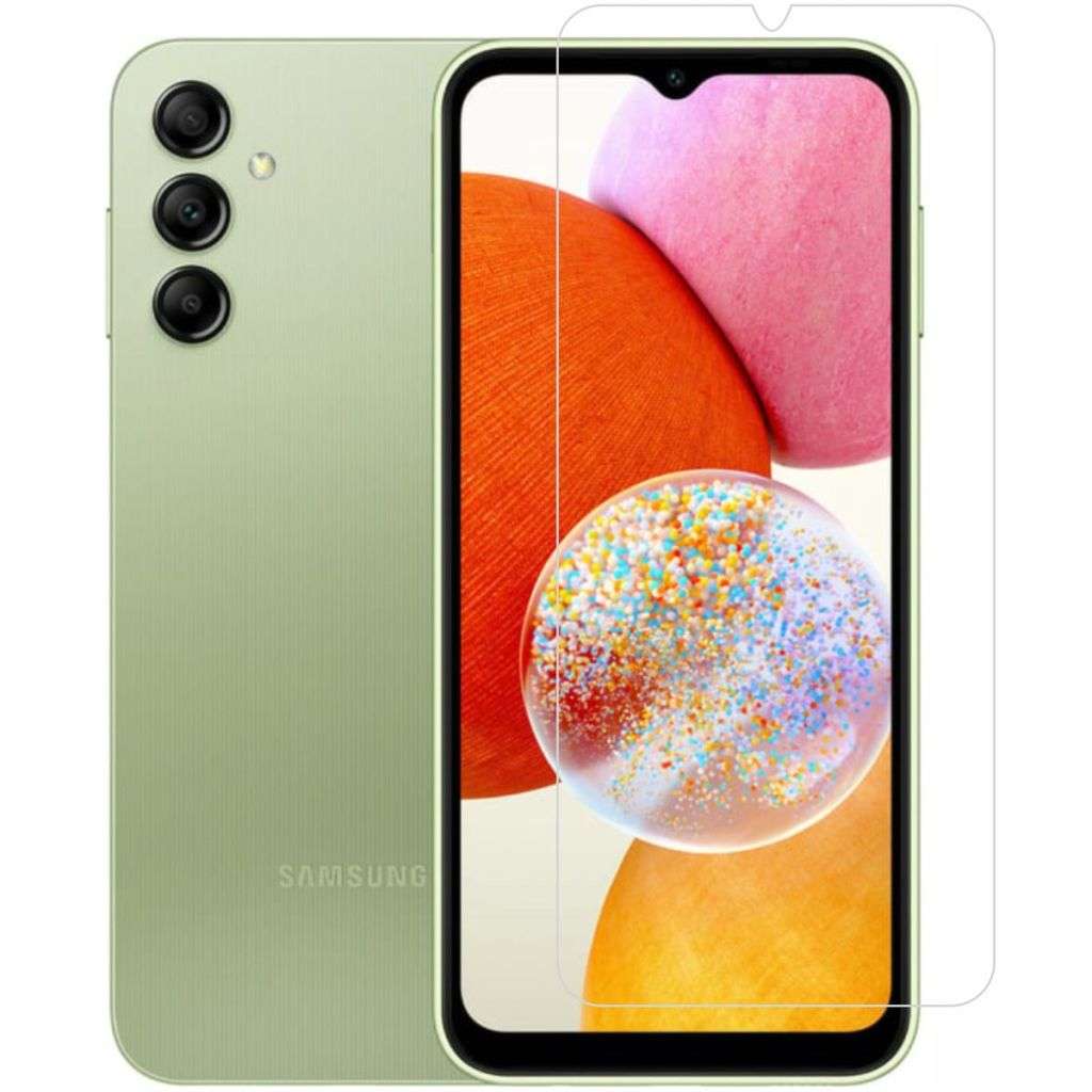 Samsung Galaxy A14 Screen Protector Guard Tempered Glass (Local Stock) (Clear Glass)