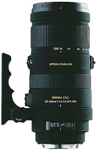 Sigma 120-400mm f/4.5-5.6 AF APO OS (OPTICAL STABILIZER) HSM Telephoto Zoom Lens for Nikon DSLRS