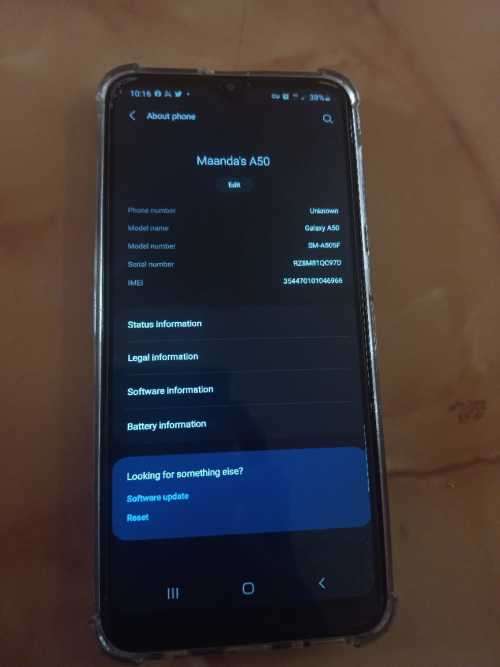 Samsung galaxy A50