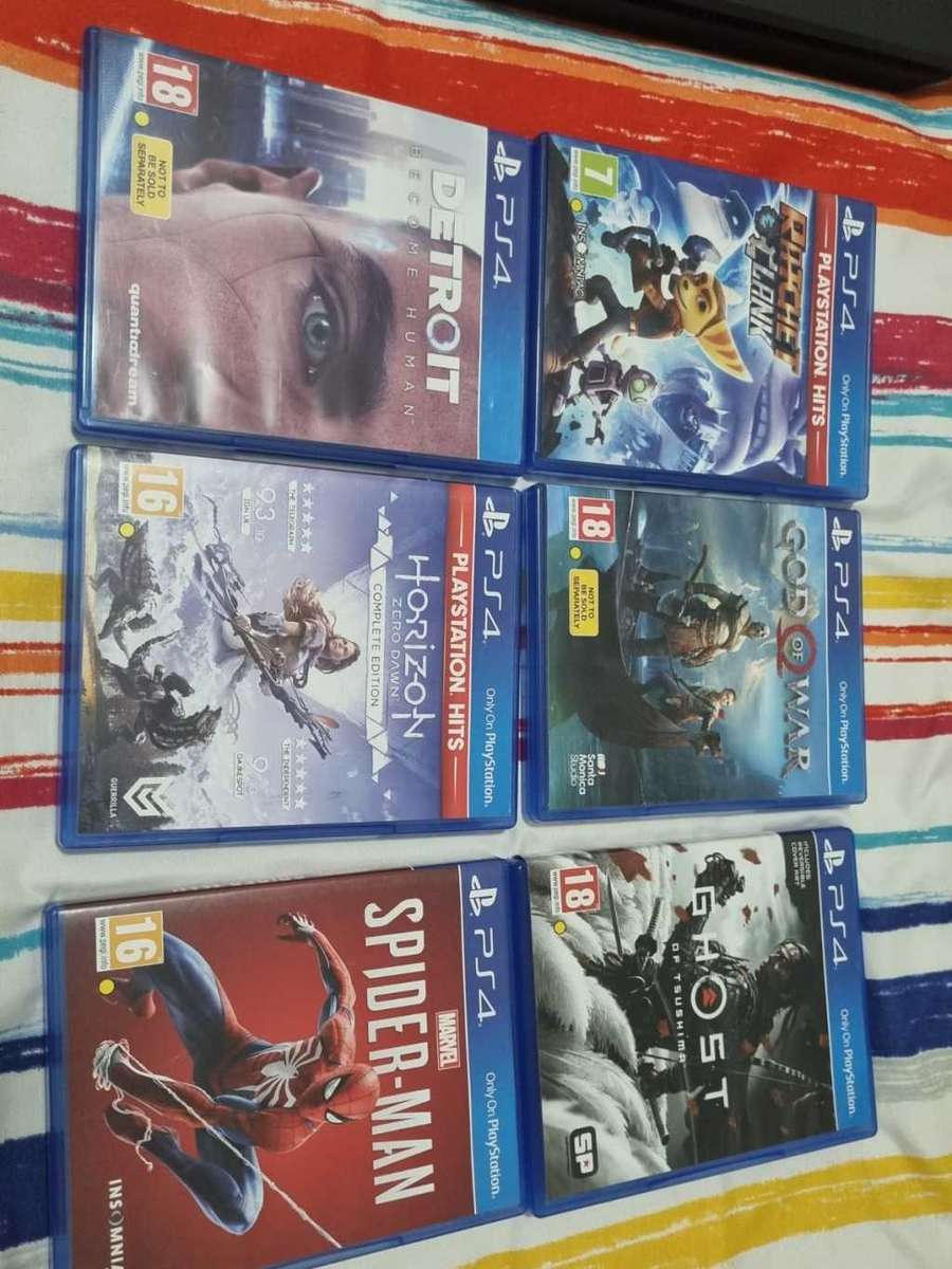 Playstation 4 Slim 500GB with 6 games