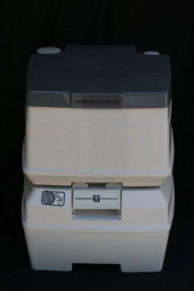 A very handy portable outdoor toilet!!