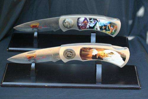 An AWESOME pair of giant display pocket knives!!