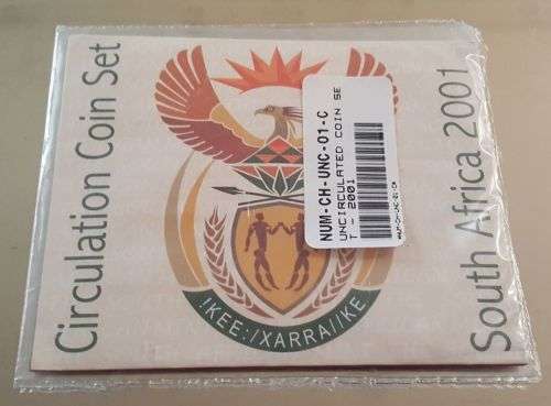 2001 RSA circulated coin set (Unopened)