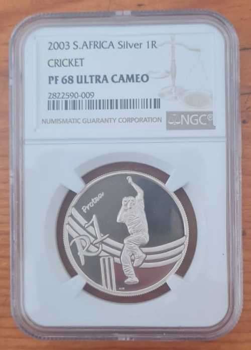 2003 Silver 1 rand - Cricket