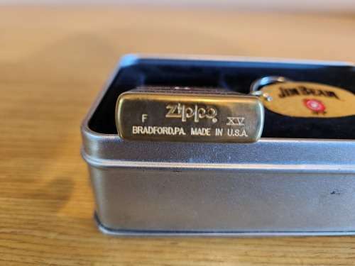 Jim Beam Zippo Lighter and Key Ring