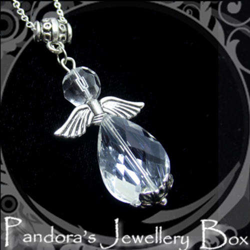 Guardian Angel Silver Necklace