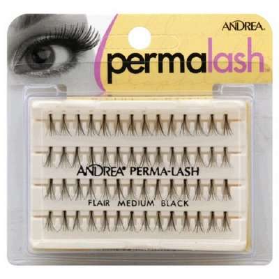 Permalash False Eyelashes - Flair Medium Black