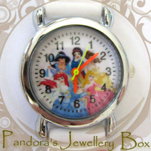 Children's Watch for Girls - Disney Princess (White Strap)