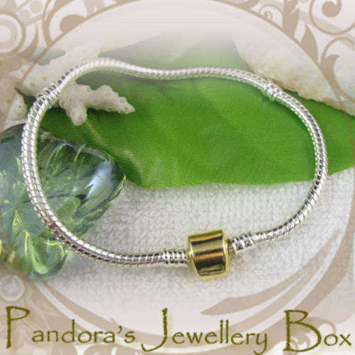 SP Gold Clip PANDORA-Style Bracelet - 18cm