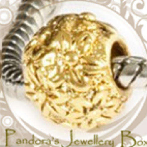 Gold EP 925 Sterling Silver PANDORA Bead Charm
