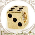 Gold EP 925 Sterling Silver EURO Bead Charm