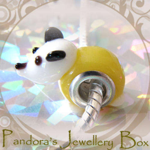 Cute Handmade Animal-shaped Murano Bead Charm for EURO Bracelet